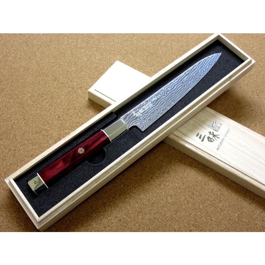 包丁 ペティナイフ 15cm (150mm) 三昧 荒波 関の刃物 VG-10 VG-2 ステンレス 両刃 果物包丁 日本製の画像