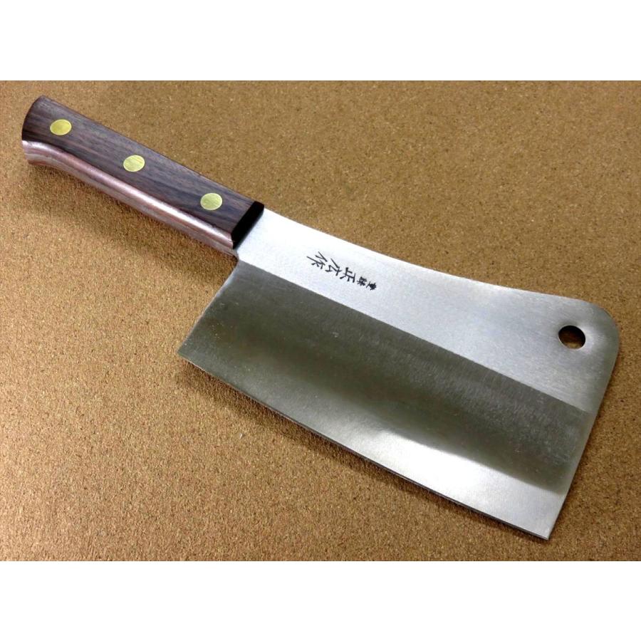 関の刃物 チョッパーナイフ 187mm 正広 日本鋼 クレバーナイフ 両刃 包丁 包丁 チョッパーナイフ 18.5cm (185mm) 正広 関の刃物 日本鋼 両刃包丁