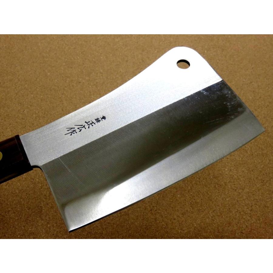包丁 チョッパーナイフ 18.5cm (185mm) 正広 関の刃物 日本鋼 両刃包丁