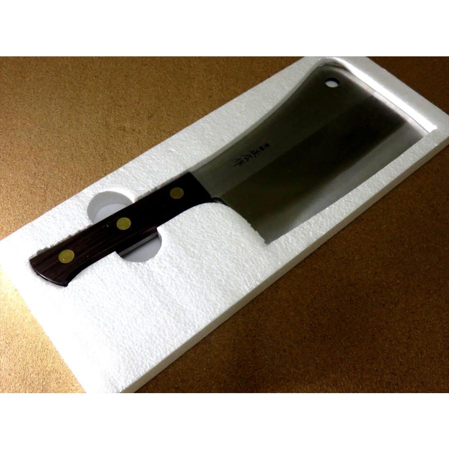 包丁 チョッパーナイフ 18.5cm (185mm) 正広 関の刃物 日本鋼 両刃包丁
