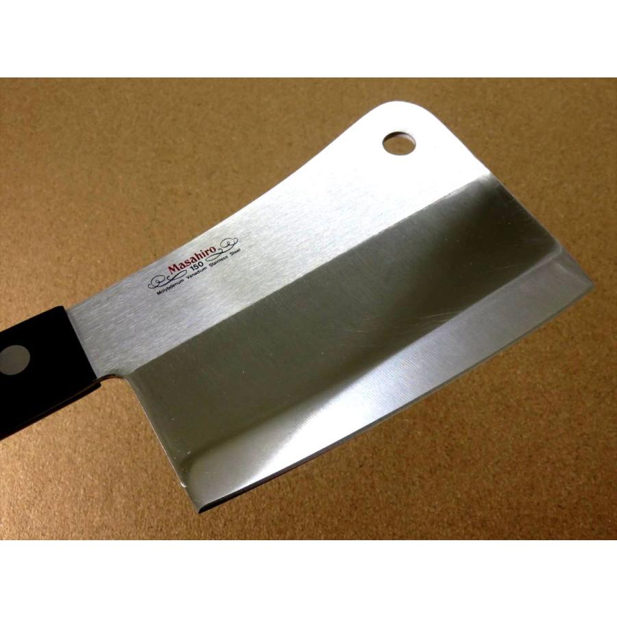 包丁 チョッパーナイフ 16cm (160mm) 正広 関の刃物 MV黒合板