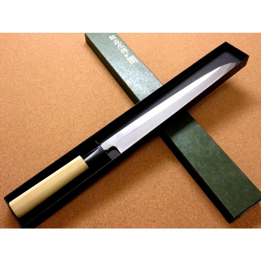 関の刃物 柳刃包丁 270mm 正広作別撰 ハガネ 黄紙 職人用 片刃 右利き 関の刃物 柳刃包丁 270mm 正広作別撰 ハガネ 黄紙 職人用 片刃 右利き