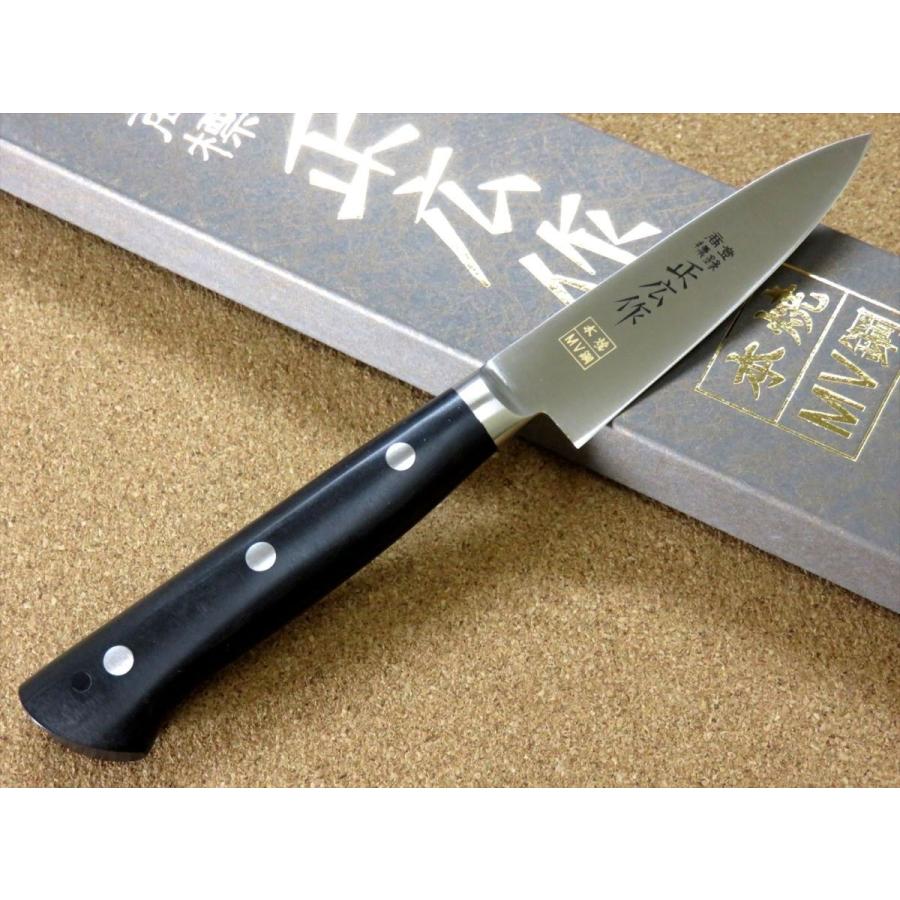 関の刃物 ペティナイフ 150mm 正広 本焼 MV鋼 フルーツ 果物包丁 両刃 関の刃物 ペティナイフ 150mm 正広 本焼 MV鋼 フルーツ 果物包丁