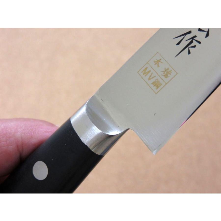 関の刃物 ペティナイフ 90mm 正広 本焼 MV鋼 モリブデン 果物包丁 両刃 正広 包丁 ペティナイフ 9cm (90mm) 関の刃物 本焼 MV鋼 モリブデン