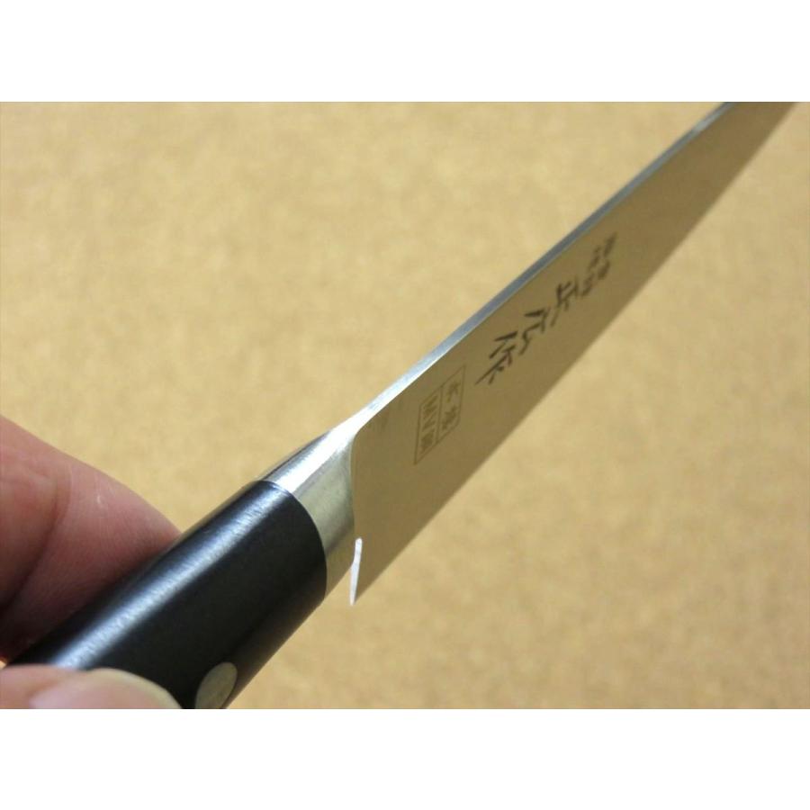 関の刃物 ペティナイフ 120mm 正広 本焼 MV鋼 フルーツ 果物包丁 両刃 正広 包丁 ペティナイフ 12cm (120mm) 関の刃物 本焼 MV鋼 モリブデン