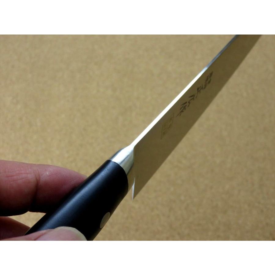 正広 包丁 牛刀 18cm (180mm) 関の刃物 本焼 MV鋼 モリブデン 両刃