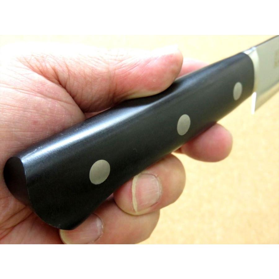 関の刃物 筋引包丁 240mm 正広 本焼 MV鋼 モリブデン 刺身 両刃包丁 正広 包丁 筋引包丁 24cm (240mm) 関の刃物 本焼 MV鋼