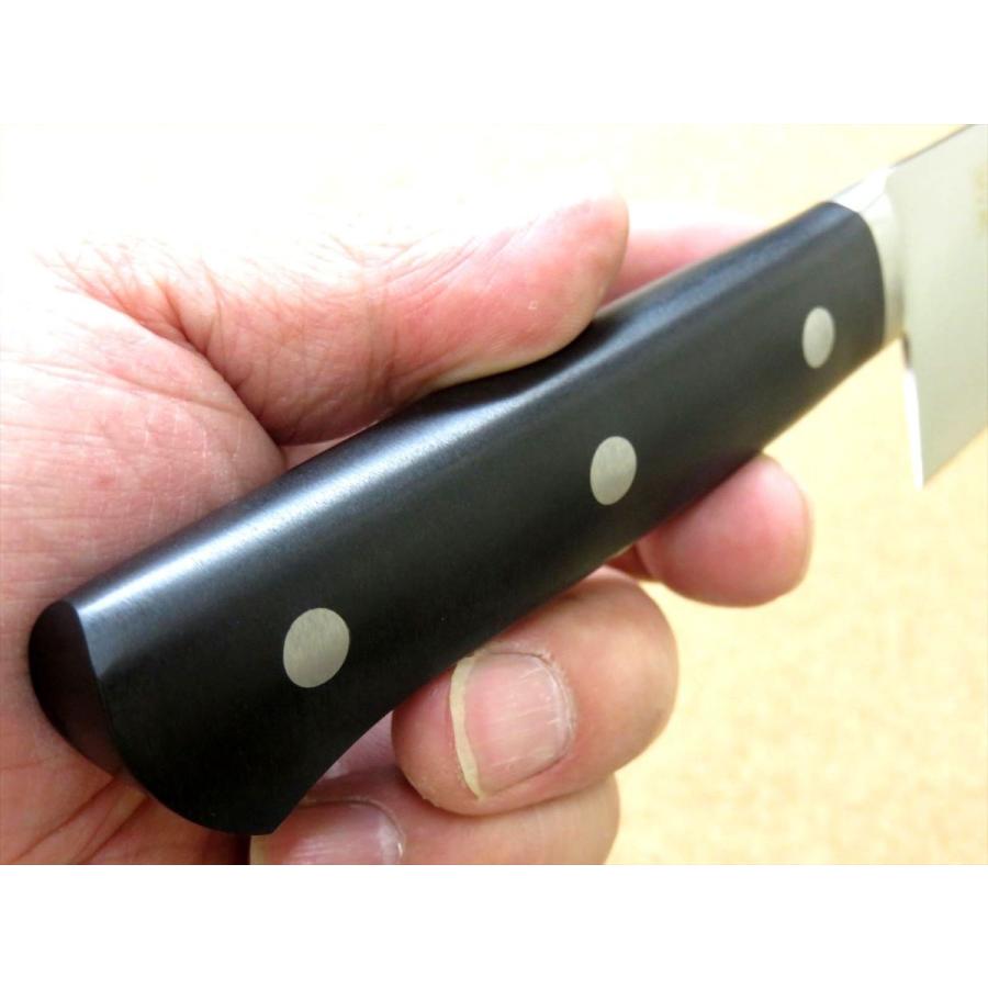 包丁 三徳包丁 17.5cm (175mm) 正広 関の刃物 本焼 MV鋼 モリブデン 両刃 万能包丁 文化包丁 日本製の画像