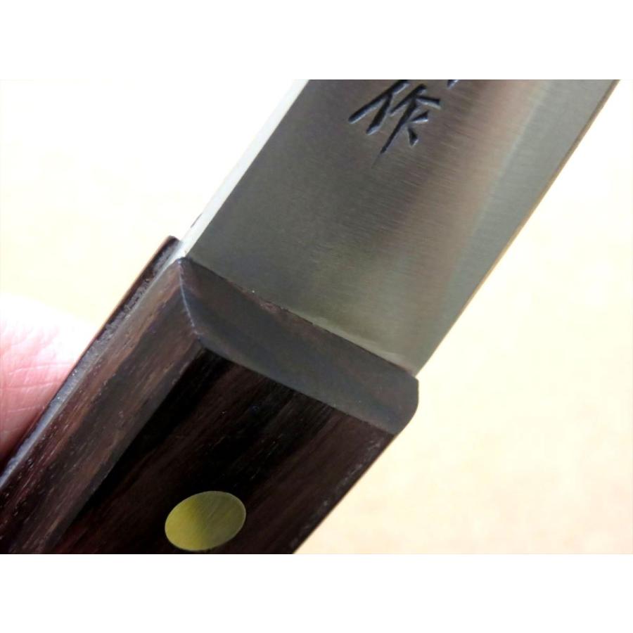 関の刃物 頭取り 150mm 正広 日本鋼 ハガネ 肉解体 狩猟包丁 右利 片刃 正広 包丁 頭取り 15cm (150mm) 関の刃物 最高級特殊鋼 炭素鋼