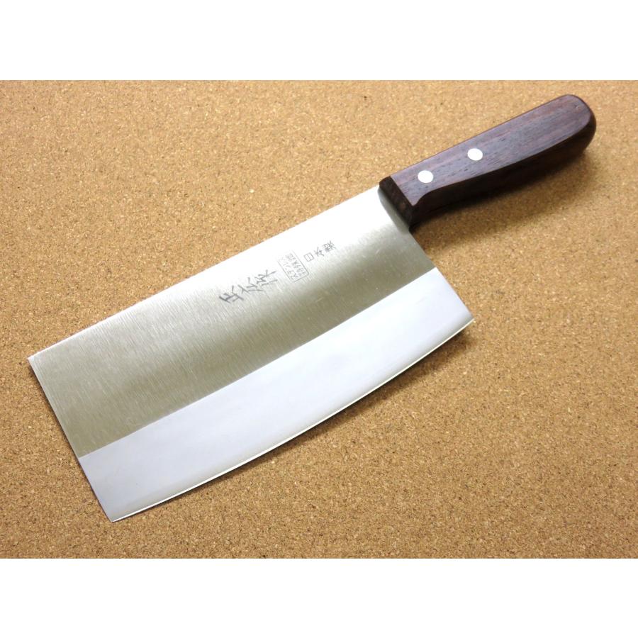 正広 包丁 中華包丁 17.5cm (175mm) 関の刃物 角小型 薄口 モリブデン