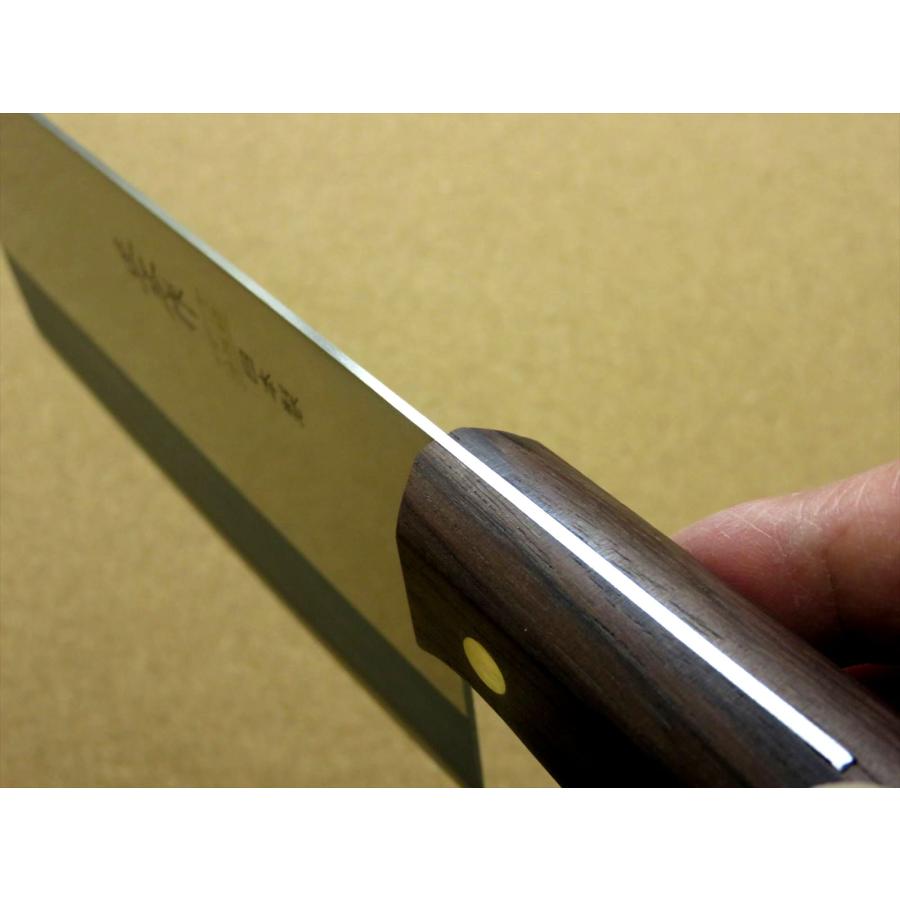 正広 包丁 中華包丁 17.5cm (175mm) 関の刃物 角小型 薄口 モリブデン