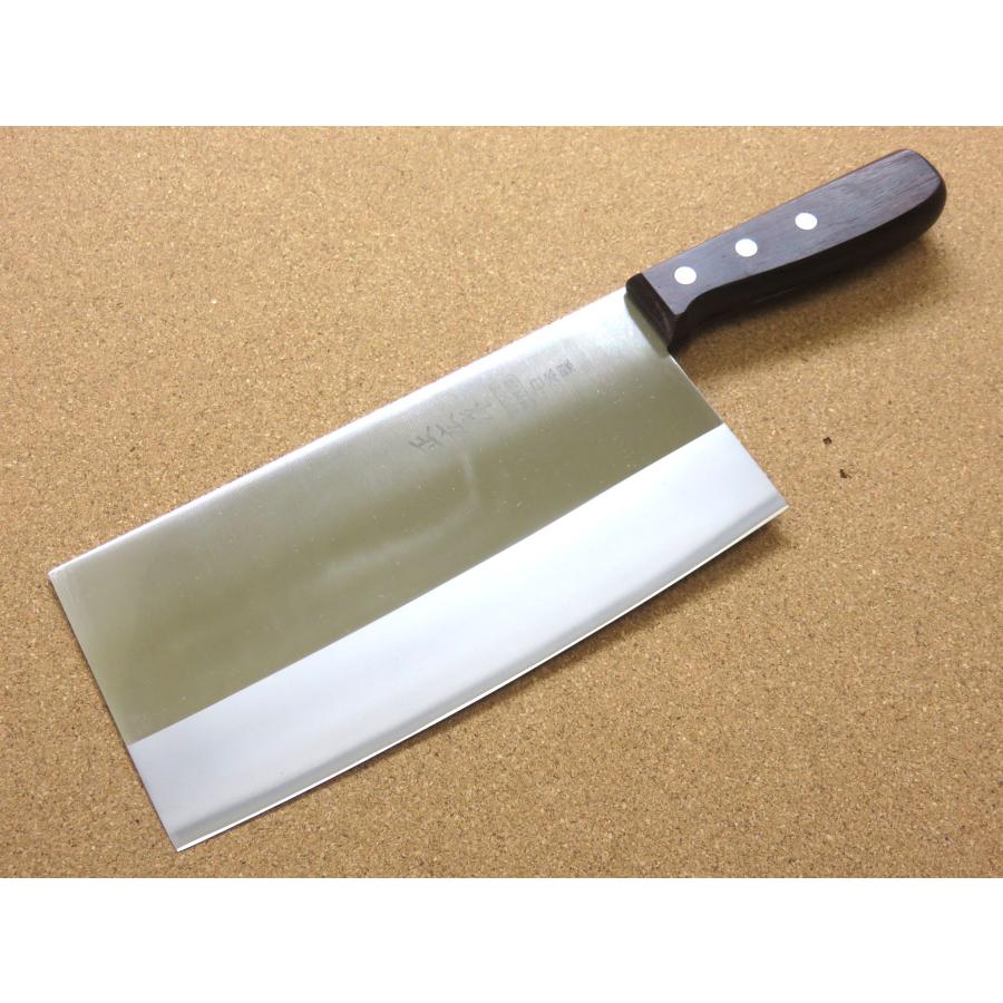 関の刃物 中華包丁 195mm 正広作 角中型 薄口 中華料理 万能包丁 日本製 関の刃物 中華包丁 175mm 正広 角小型 薄口 本割込三合鋼 中華