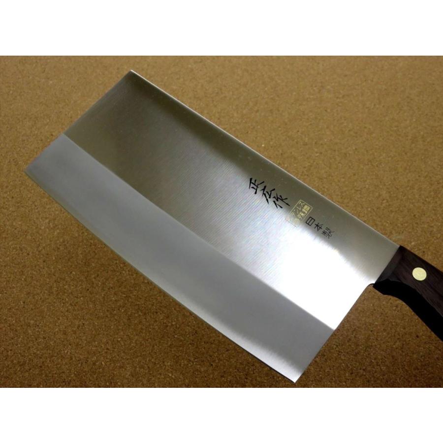 関の刃物 中華包丁 195mm 正広 角中型 薄口 本割込三合鋼 中華料理 万能