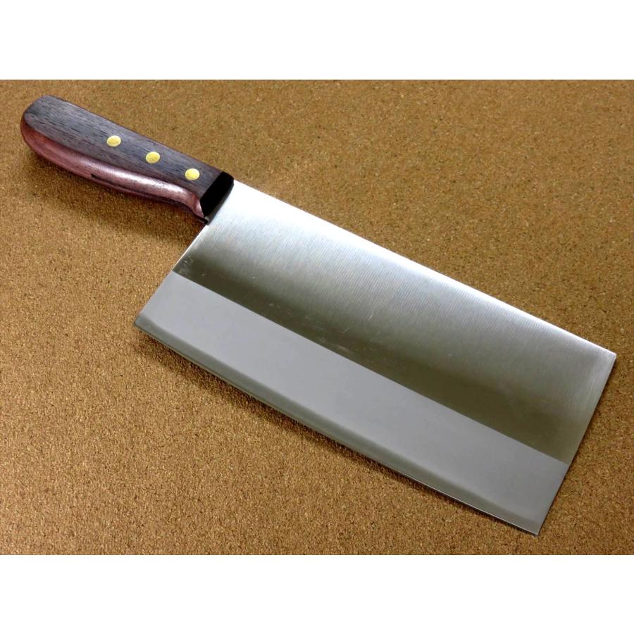 正広 包丁 中華包丁 19.5cm (195mm) 関の刃物 角中型 中厚 本割