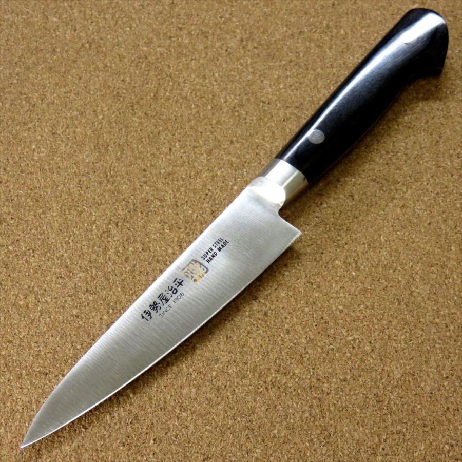包丁 ペティナイフ 12cm (120mm) 関の刃物 伊勢屋治平 口金 両刃