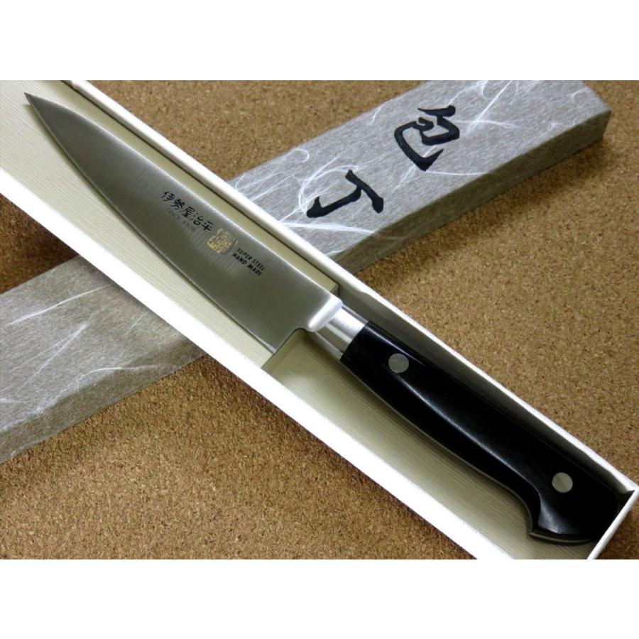 包丁 ペティナイフ 12cm (120mm) 関の刃物 伊勢屋治平 口金 両刃 小型