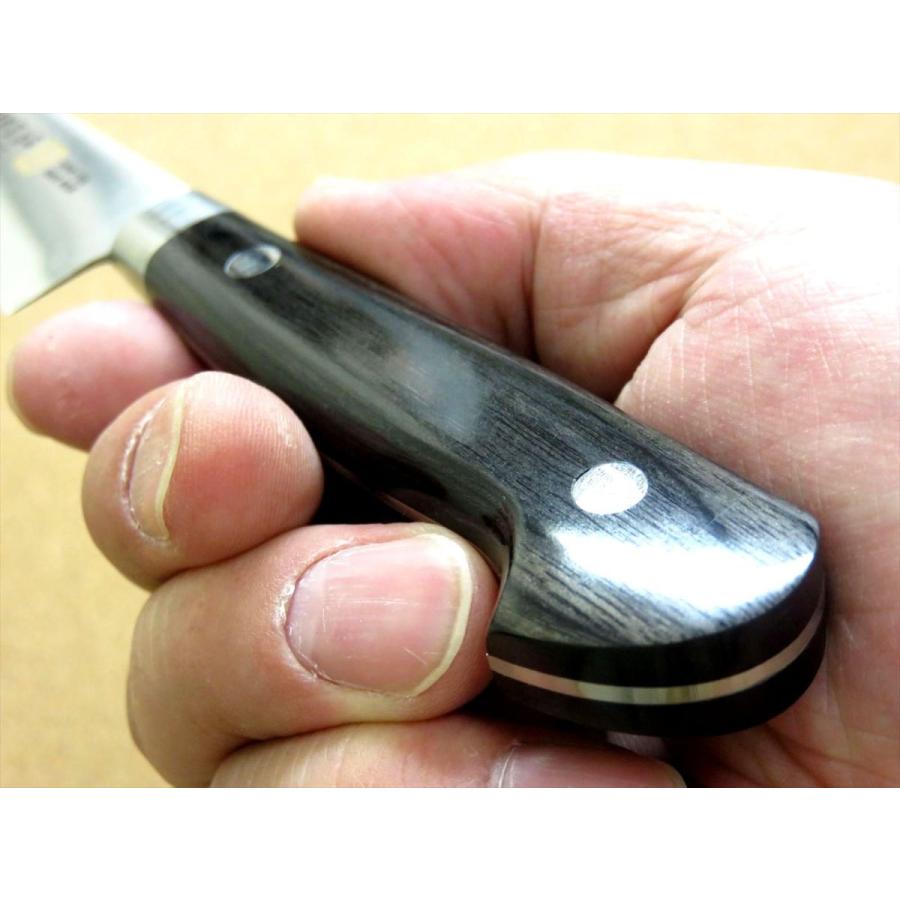 関の刃物 ペティナイフ150mm 伊勢屋治平 口金マイカルタ 小型両刃 果物包丁 包丁 ペティナイフ 15cm (150mm) 関の刃物 伊勢屋治平 口金 両刃 小型