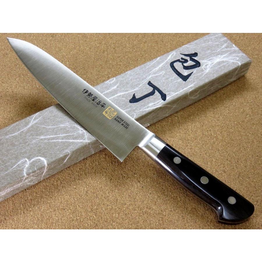関の刃物 牛刀 180mm 伊勢屋治平 マイカルタ 口金 両刃 洋包丁 開運包丁 包丁 牛刀 18cm (180mm) 関の刃物 伊勢屋治平 モリブデン 口金 洋包丁