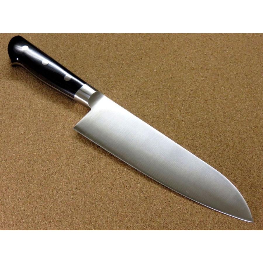 包丁 三徳包丁 18cm (180mm) 関の刃物 伊勢屋治平 モリブデン 口金