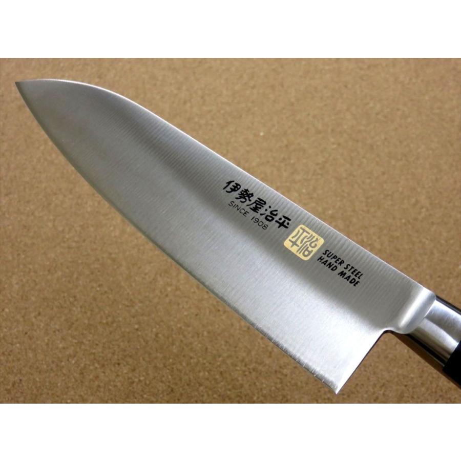 包丁 三徳包丁 18cm (180mm) 関の刃物 伊勢屋治平 モリブデン 口金