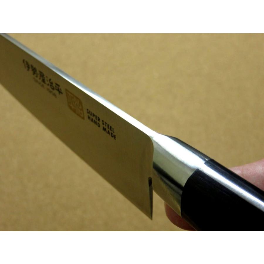 包丁 三徳包丁 18cm (180mm) 関の刃物 伊勢屋治平 モリブデン 口金