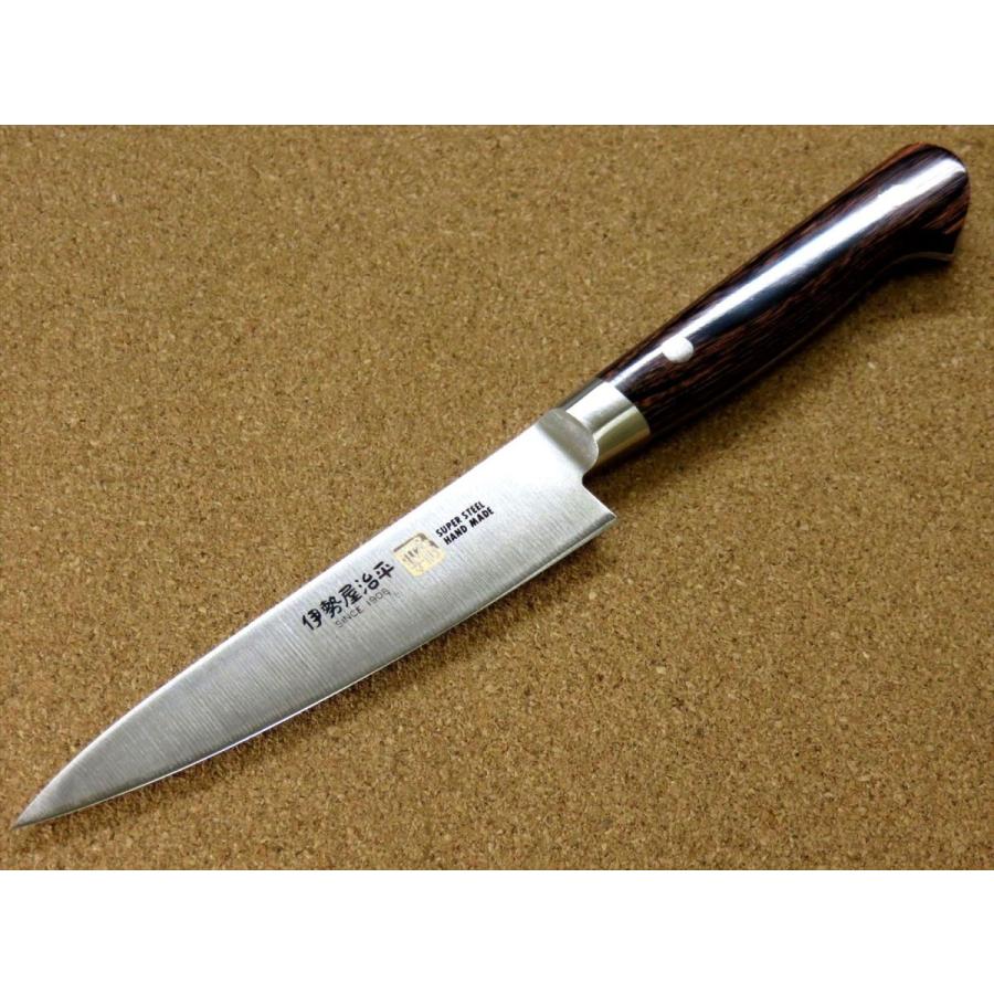 包丁 ペティナイフ 12cm (120mm) 関の刃物 伊勢屋治平 モリブデン 口金