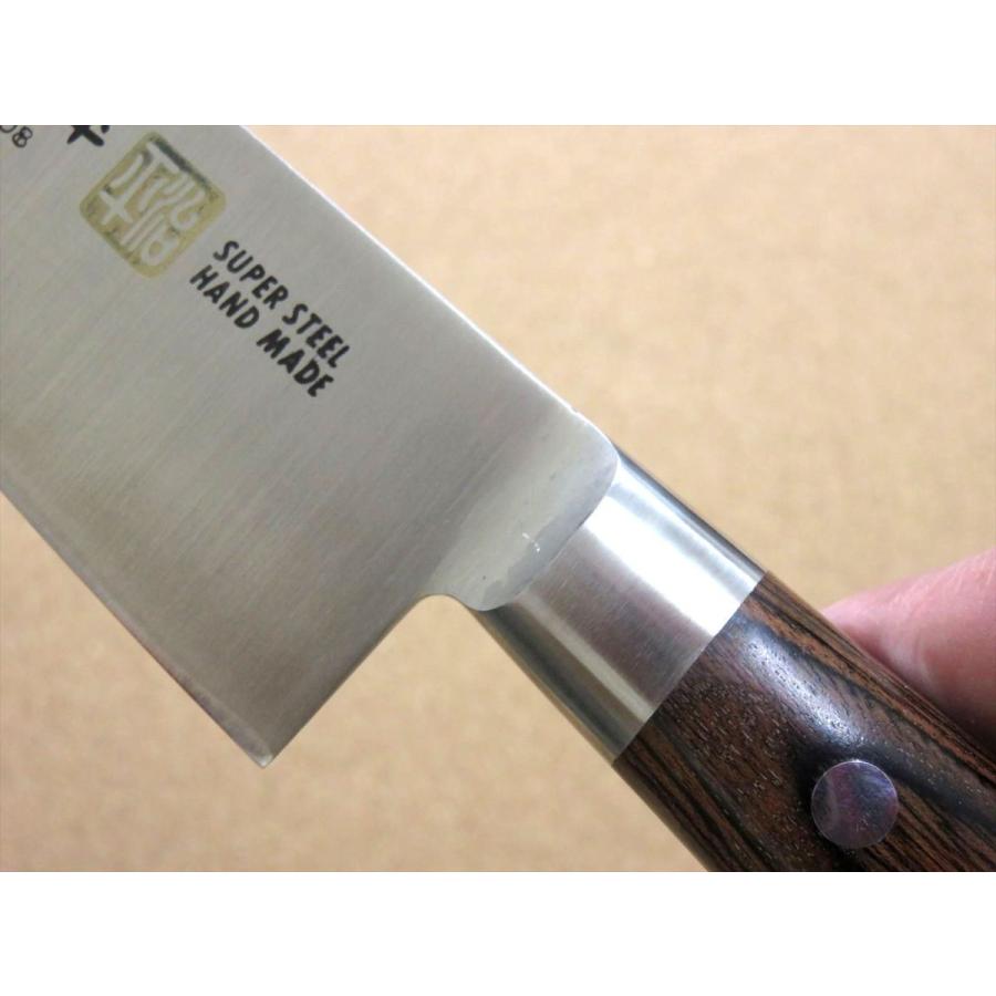 包丁 牛刀 18cm (180mm) 関の刃物 伊勢屋治平 モリブデン 口金 両刃