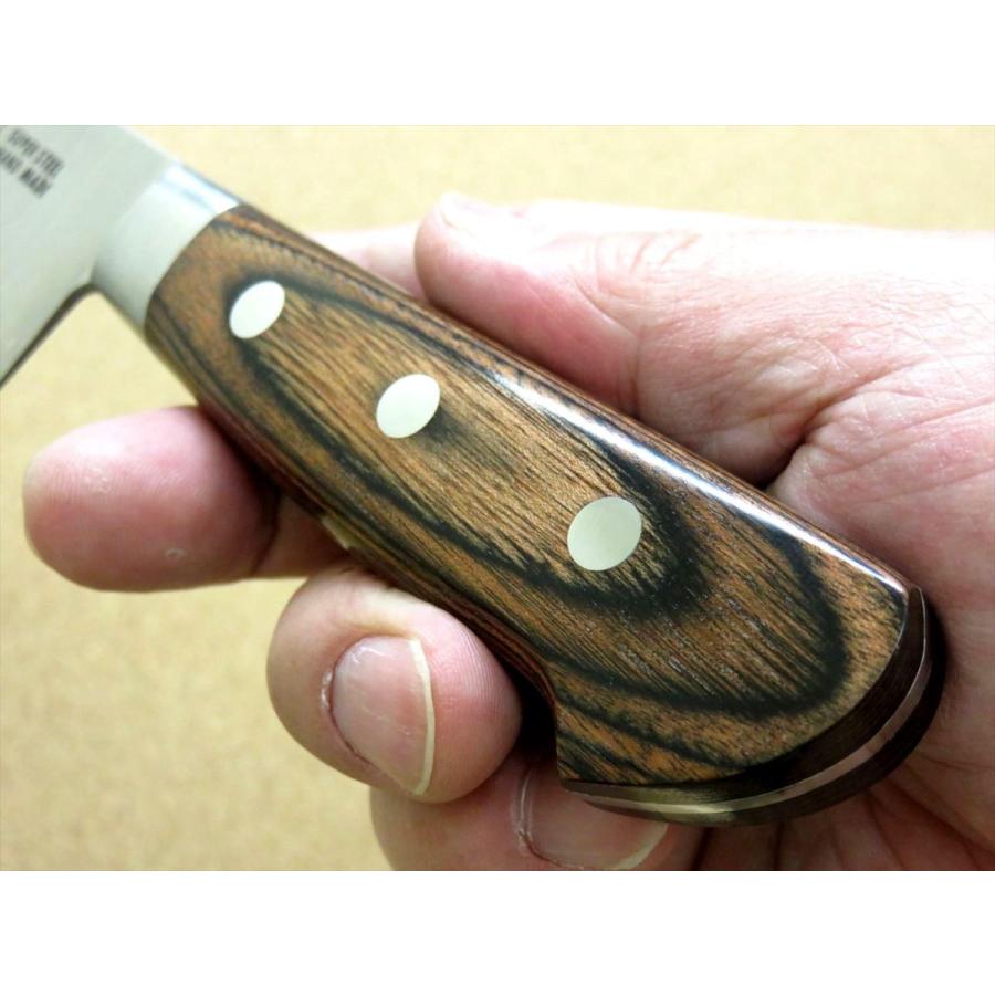 包丁 牛刀 18cm (180mm) 関の刃物 伊勢屋治平 モリブデン 口金 両刃