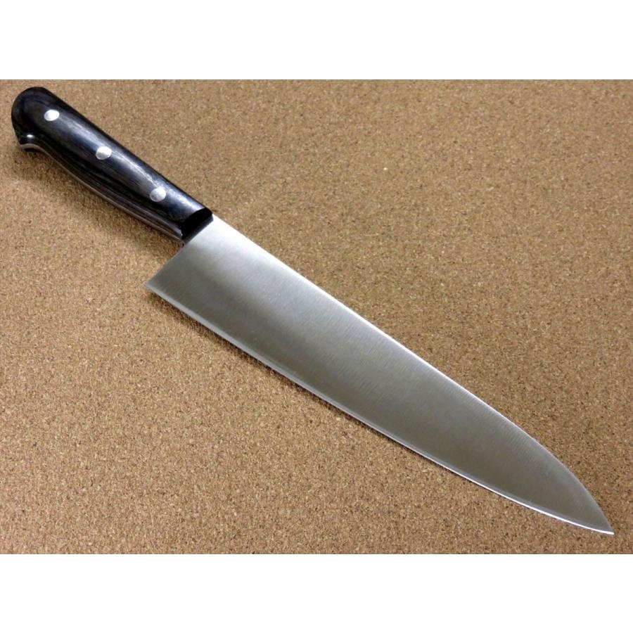 包丁 牛刀 21cm (210mm) 関の刃物 伊勢屋治平 ステンレス 両刃