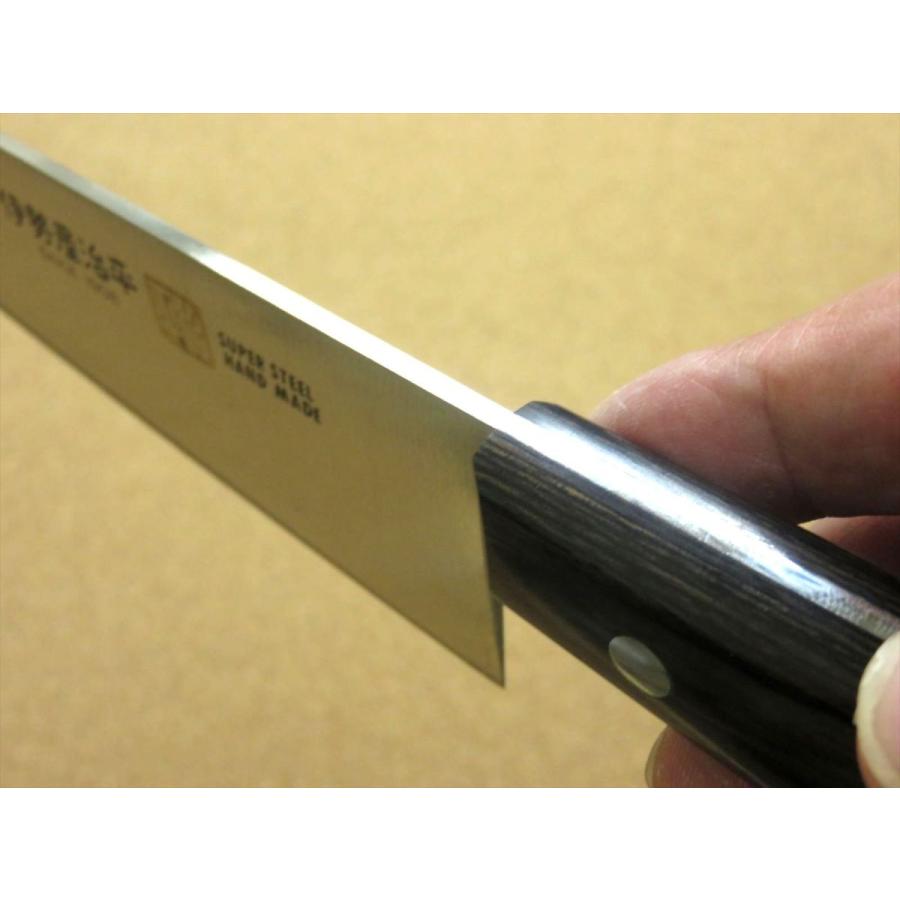 包丁 牛刀 21cm (210mm) 関の刃物 伊勢屋治平 ステンレス 両刃 万能