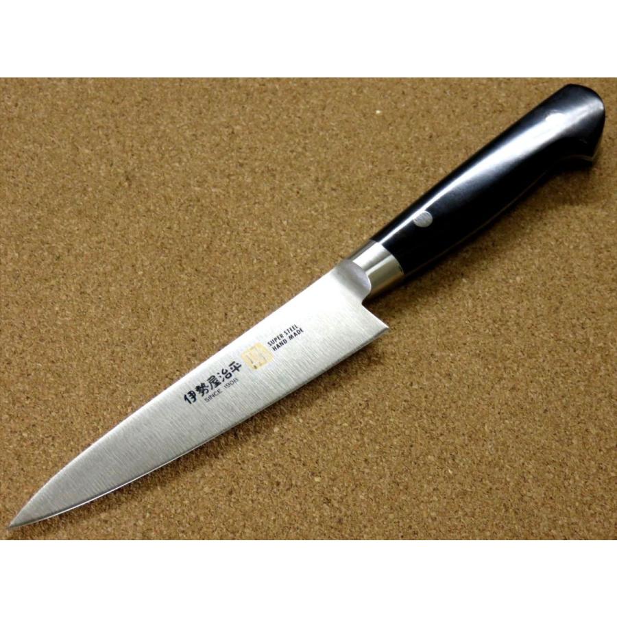 包丁 ペティナイフ 12cm (120mm) 関の刃物 伊勢屋治平 モリブデン 口金