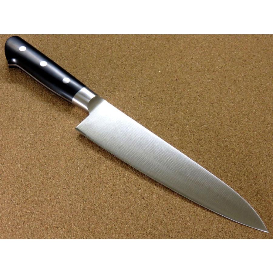 関の刃物 牛刀 180mm クロムモリブデン 口金付き 魚 肉切り 両刃万能包丁 包丁 牛刀 18cm (180mm) 関の刃物 伊勢屋治平 モリブデン 口金 両刃