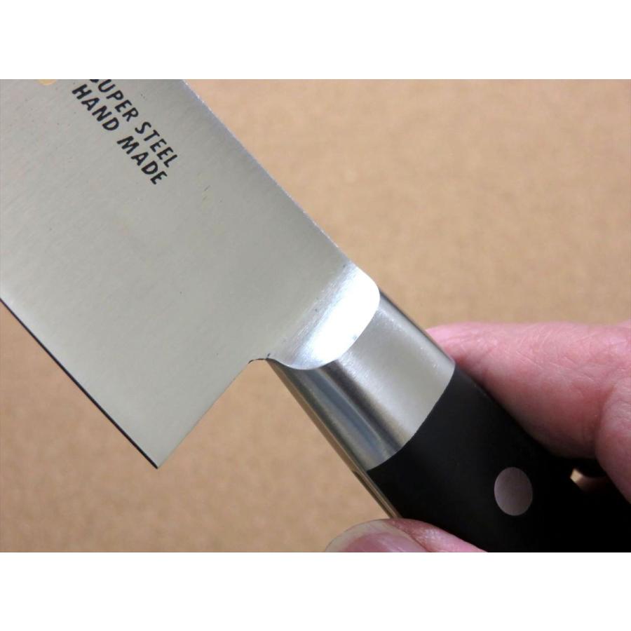 包丁 牛刀 18cm (180mm) 関の刃物 伊勢屋治平 モリブデン 口金 両刃