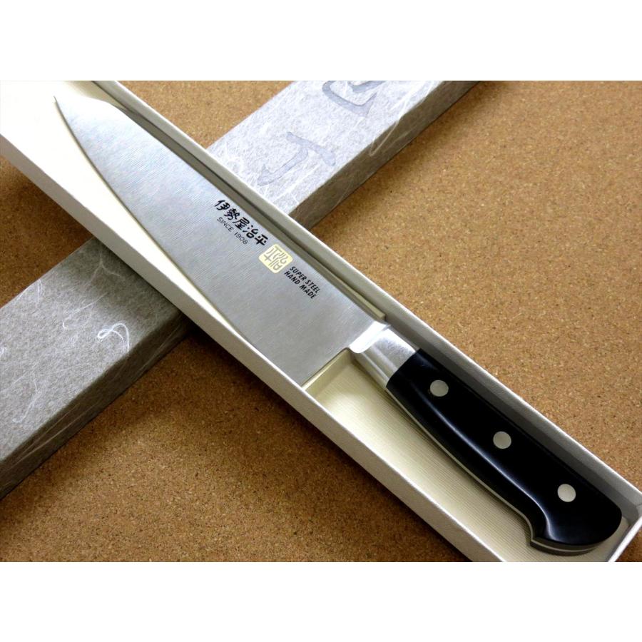 包丁 三徳包丁 18cm (180mm) 関の刃物 伊勢屋治平 モリブデン 口金