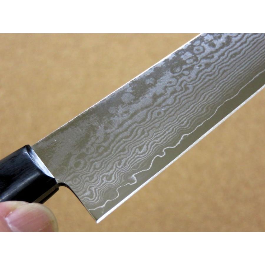 関の刃物 ペティナイフ 150mm 三昧 波目 ダマスカス33層 小型両刃 包丁 Amazon｜関兼次作 包丁 ペティーナイフ 150mm 彩雲 33層鋼