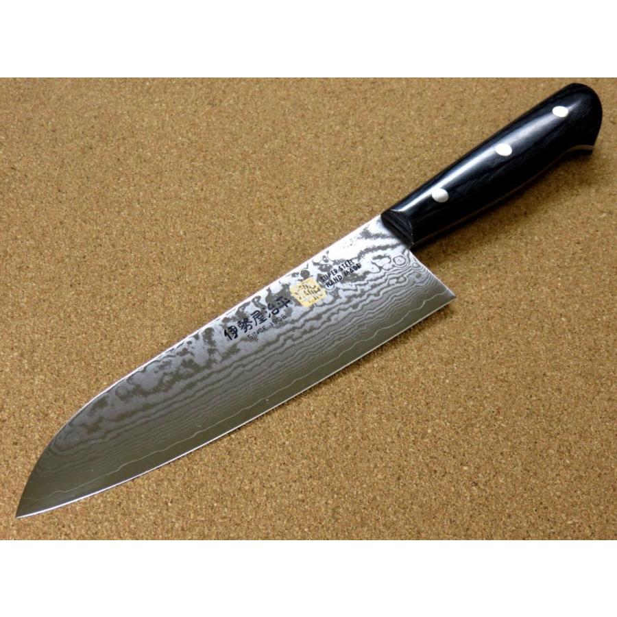 関の刃物 三徳包丁 180mm 鍛錬 VG10 33層 ダマスカス鋼 万能包丁