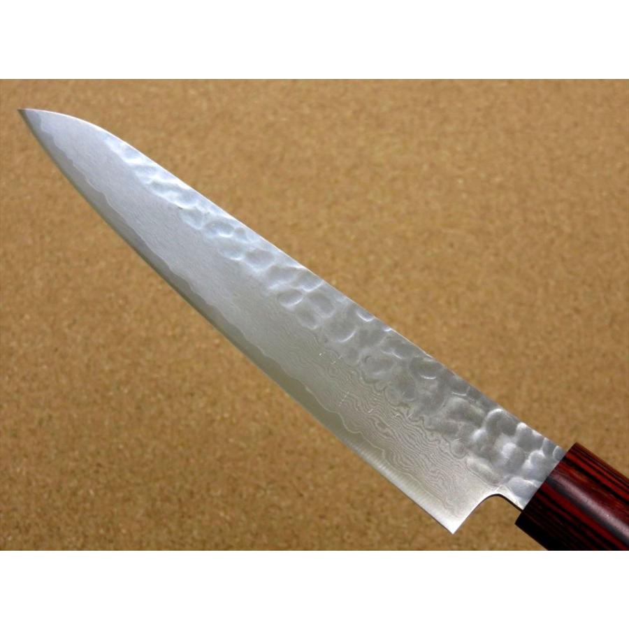 包丁 ペティナイフ 15cm (150mm) 関の刃物 伊勢屋 ダマスカス 33層 V金