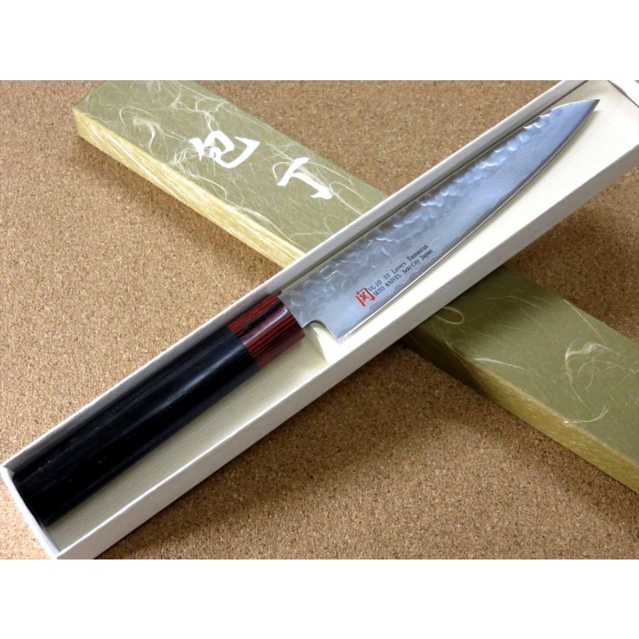 包丁 ペティナイフ 15cm (150mm) 関の刃物 伊勢屋 ダマスカス 33層 V金