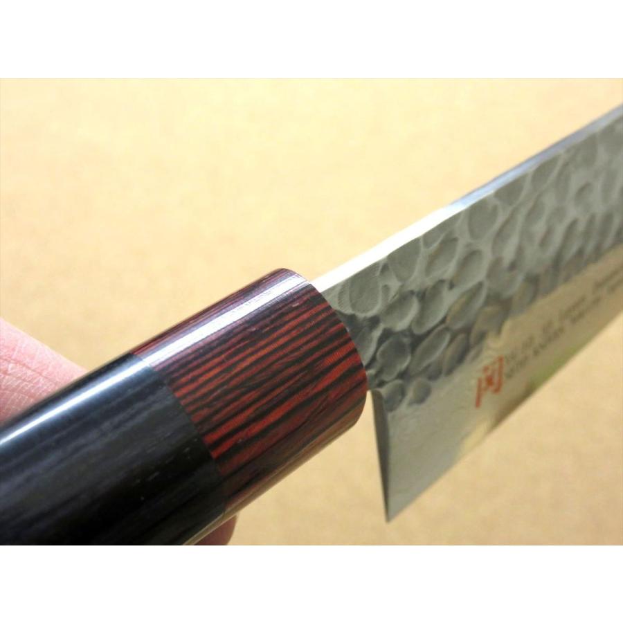 包丁 牛刀 21cm (210mm) 関の刃物 伊勢屋 ダマスカス 33層 V金10