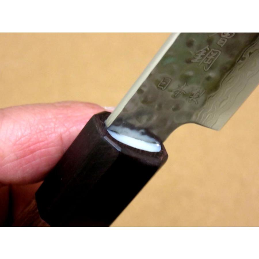 関の刃物 ペティナイフ 150mm ダマスカス45層 鎚目 フルーツ 果物包丁