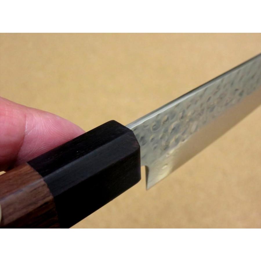 関の刃物 ペティナイフ 150mm ダマスカス45層 鎚目 フルーツ 果物包丁