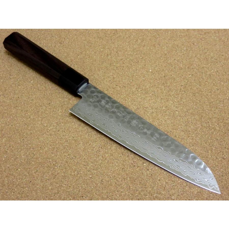 関の刃物 三徳包丁 180mm 伊勢屋 鎚目 VG10 33層 ダマスカス 両刃 関の刃物 三徳包丁 180mm 伊勢屋 鎚目 VG10 33層 ダマスカス 両刃