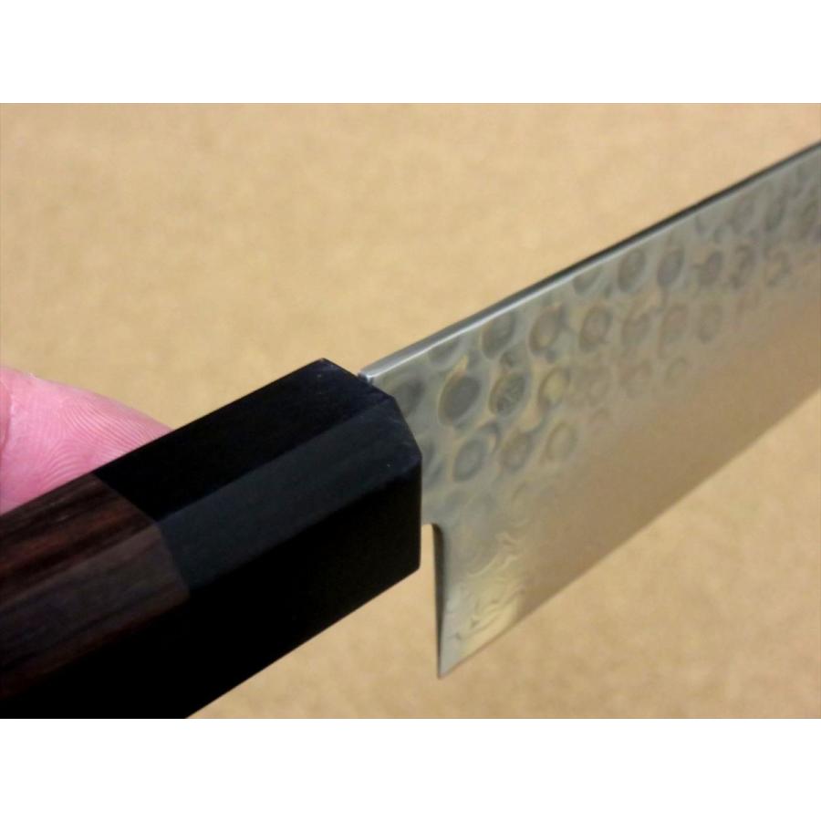 包丁 三徳包丁 18cm (180mm) 関の刃物 ダマスカス 45層 10A