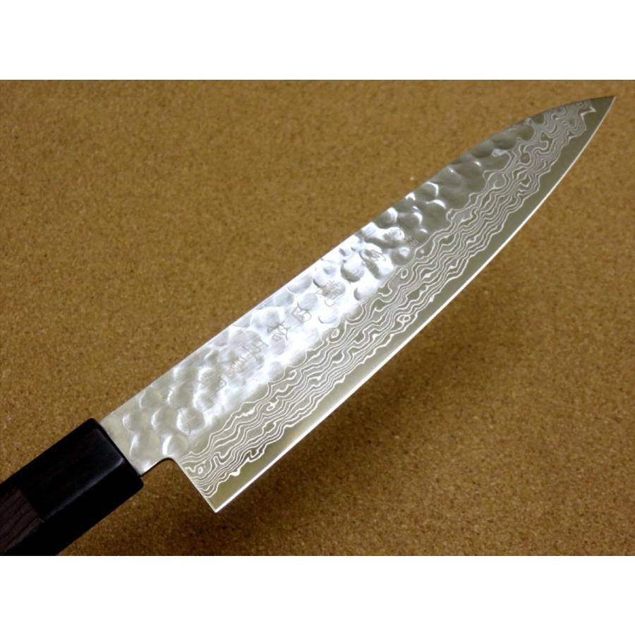 関の刃物 牛刀 180mm ダマスカス 45層 鎚目鍛造 肉 魚 野菜 両刃包丁 関の刃物 牛刀 180mm ダマスカス 45層 鎚目鍛造 肉 魚 野菜 両刃包丁