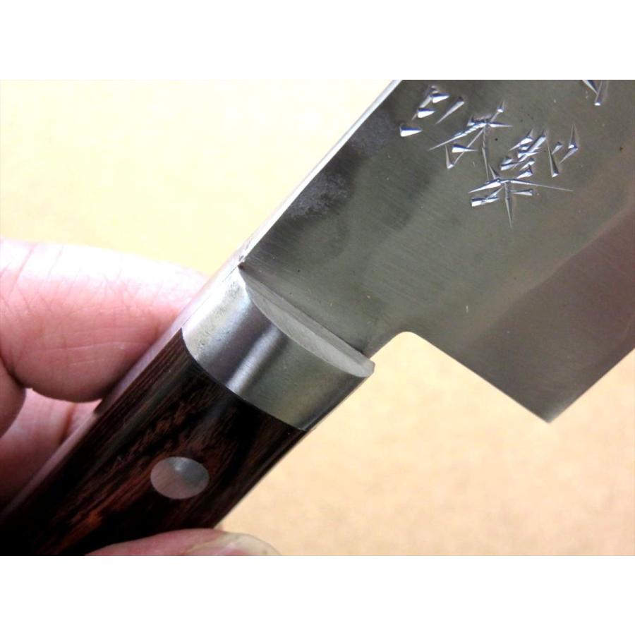 包丁 三徳包丁 17cm (170mm) 関の刃物 本割込 3層鋼 V金1号 VG-1 口金