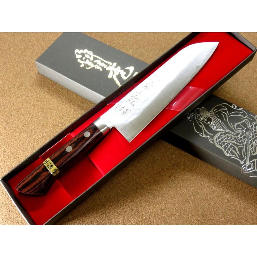 包丁 三徳包丁 17cm (170mm) 関の刃物 本割込 3層鋼 V金1号 VG-1