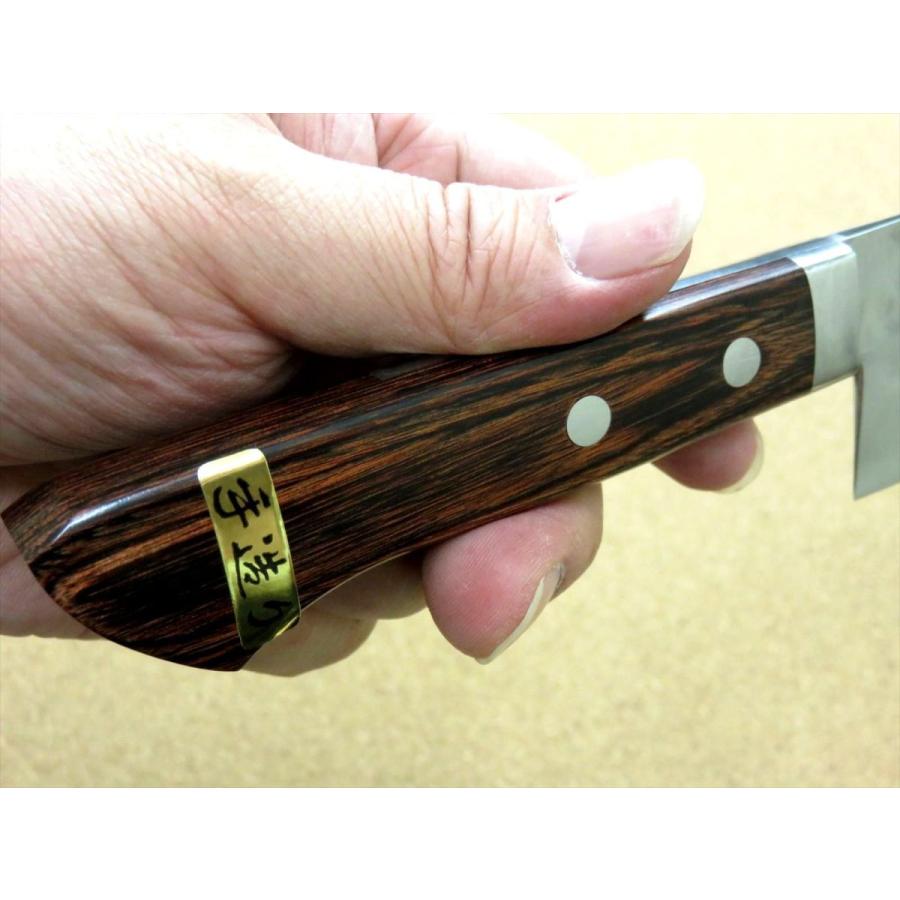関の刃物 菜切り包丁 165mm 鎚目鍛造 本割込 3層鋼 口金付き 野菜 両刃 包丁 菜切り包丁 16.5cm (165mm) 関の刃物 本割込 3層鋼 V金1号 VG-1