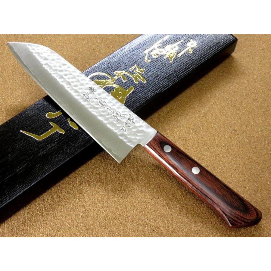 包丁 三徳包丁 17cm (170mm) 関の刃物 本割込 3層鋼 V金1号 VG-1