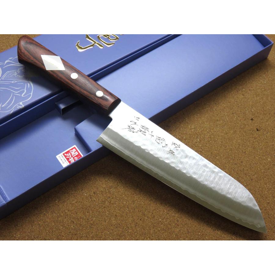 包丁 三徳包丁 17cm (170mm) 関の刃物 本割込 3層鋼 V金1号 VG-1