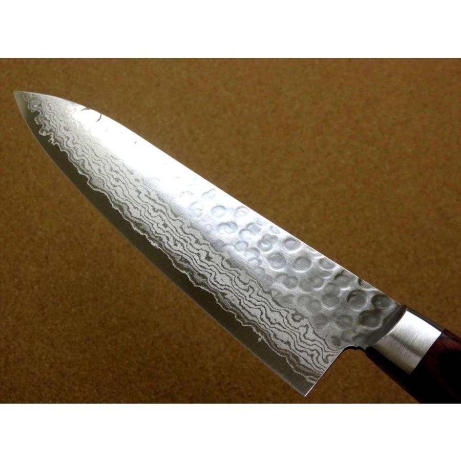 関の刃物 牛刀 180mm 鎚目鍛造 VG-10 ダマスカス 魚 肉切り 包丁